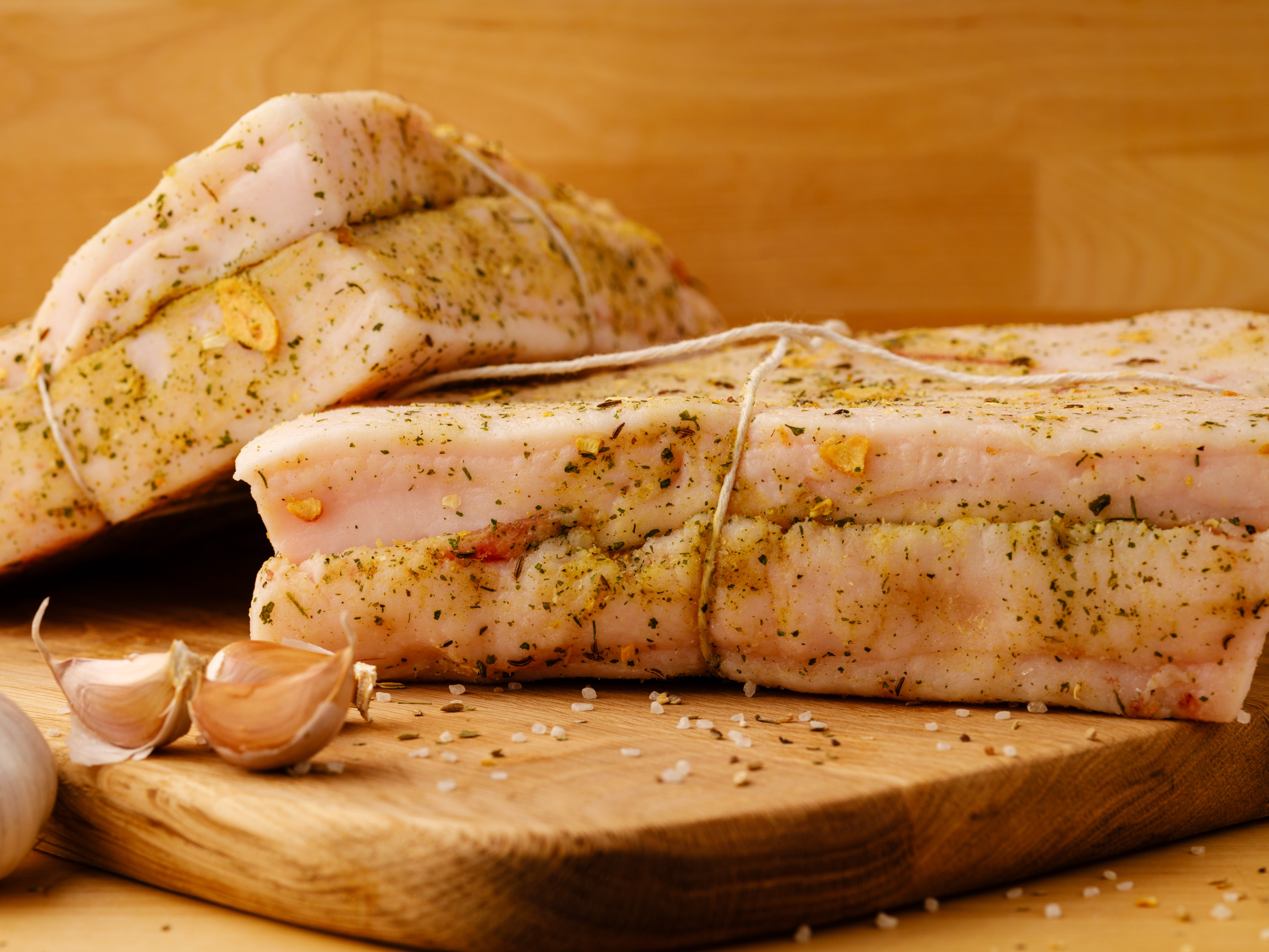 Продукт из шпика (солёный, Lardo)